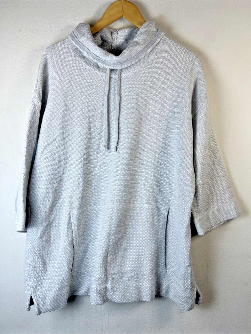 Pure Jill by J Jill Women's 3/4 sleeve Knit Cowl Neck Sweater small cotton blend